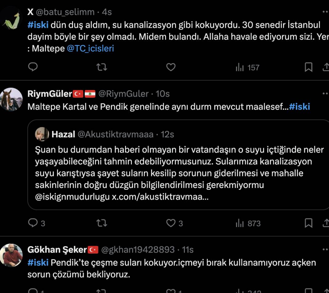 İstanbul’da musluk suyuna atık su mu karıştı? Kartal, Pendik ve Maltepe’de lağım kokusu panik yarattı 6